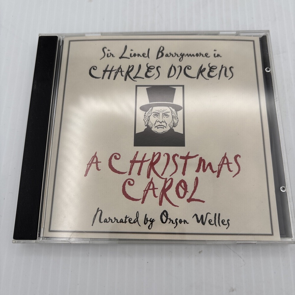 A Christmas Carol CD Orson Welles Sir Lionel Barrymore KRB 1999 Holiday Vocal
